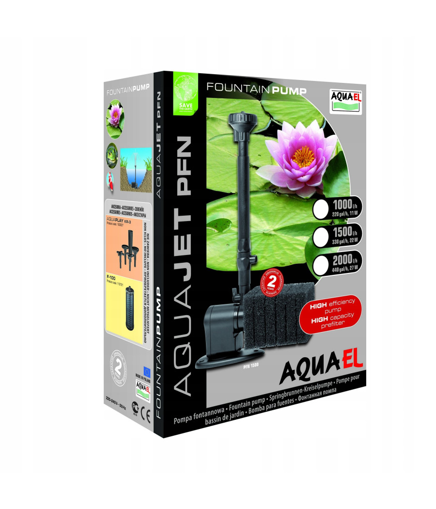 Pompa Aquael 22 W 1001 - 1600 l/h