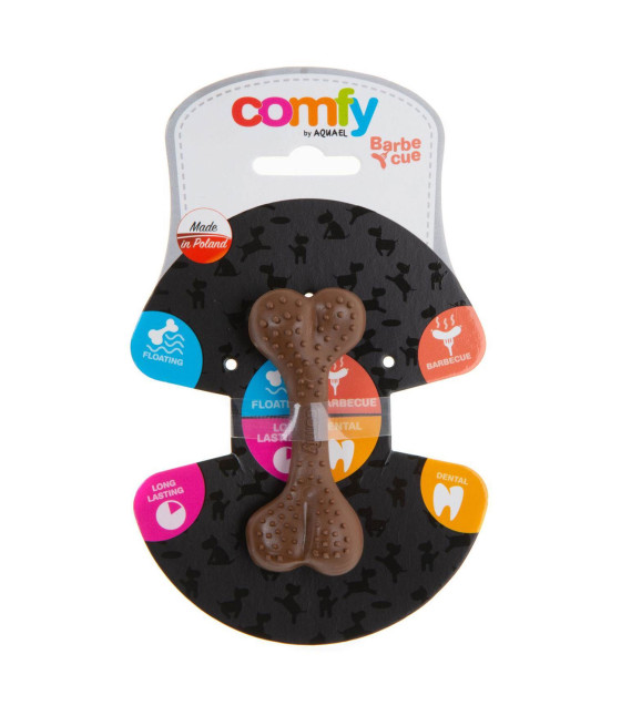 Comfy Dental Bone Barbecue kość gryzak dla psa 8,5cm