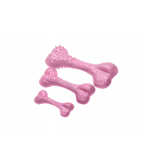 Gryzak dla psa Comfy Dental Bone Strawberry 12,5 cm
