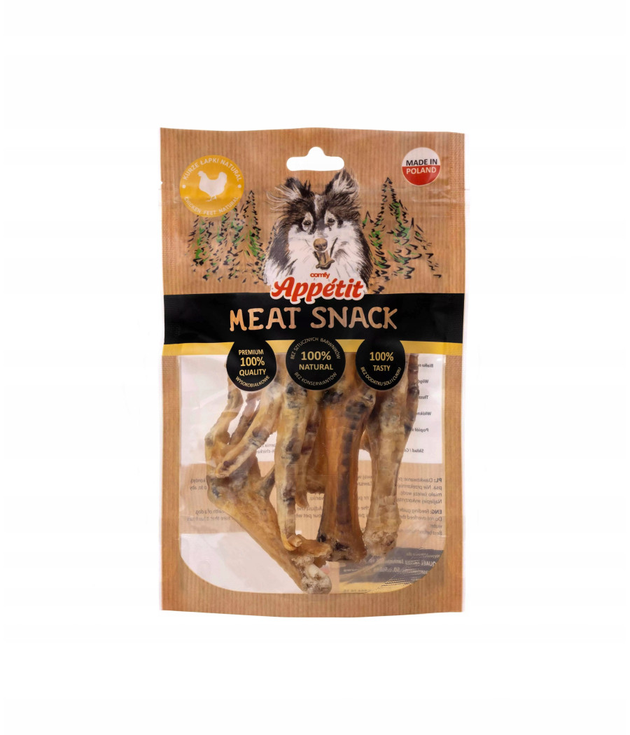 COMFY APPETIT PRZ. KURZE ŁAPKI NAT. 5SZT COMFY APPETIT PRZ. KURZE ŁAPKI NAT. 5SZT