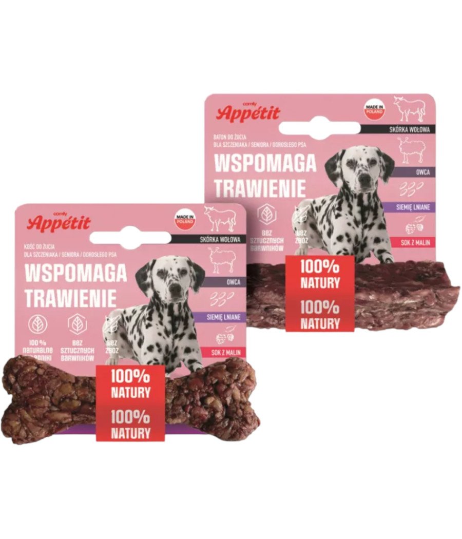 Comfy Gryzak Przysmak Kość Wspomaga Trawienie Owca 12cm 55g