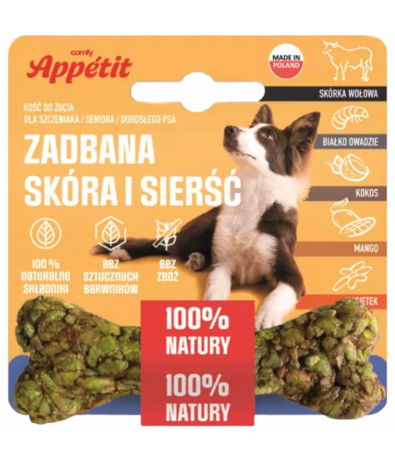 Comfy Gryzak Kość Zdrowa Skóra i Sierść 10cm 35g