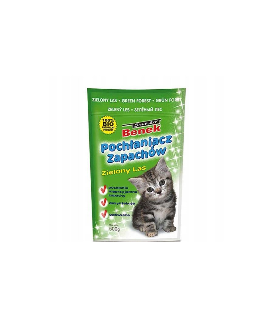 Granulat Super Benek Pochłaniacz zapachów - Zielony Las 450 ml