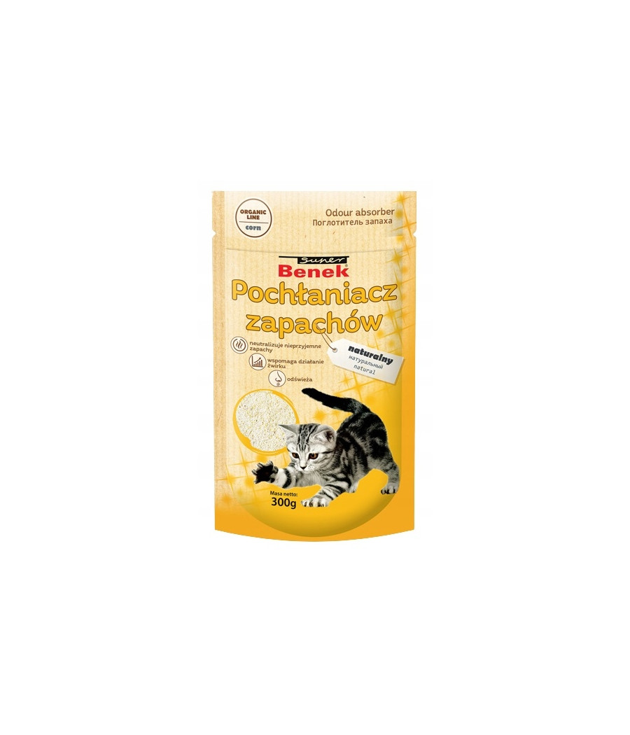 Super Benek POCHŁANIACZ ZAPACHÓW CORN NATURALNY 300G