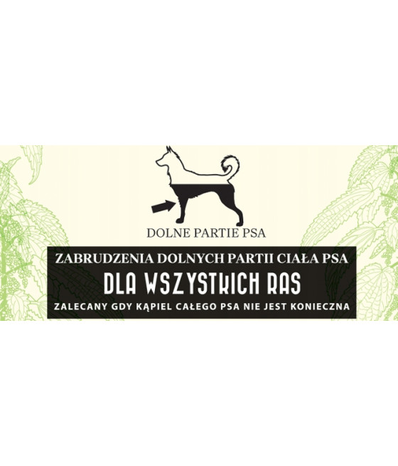 SUPER BENO Szampon Naturalny Łapy i Brzuch dla psa 300ml