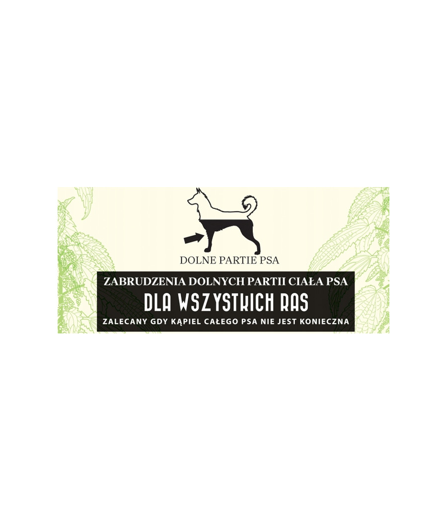SUPER BENO Szampon Naturalny Łapy i Brzuch dla psa 300ml