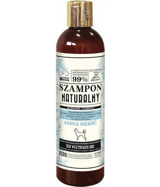 Super Beno Jasna Sierść szampon dla psa 300ml