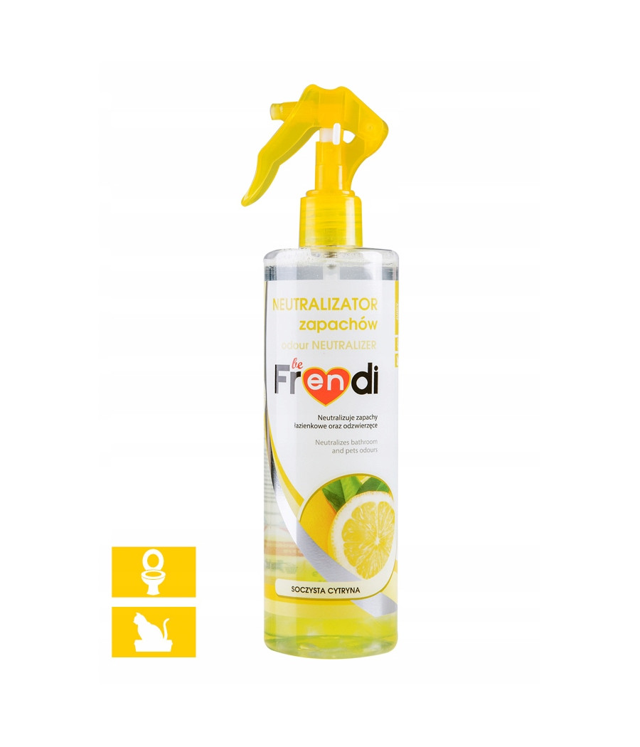 Be Frendi Spray Neutralizator zapachów ALL soczysta cytryna 400ml Be Frendi Spray Neutralizator zapachów ALL soczysta cytryna 400ml
