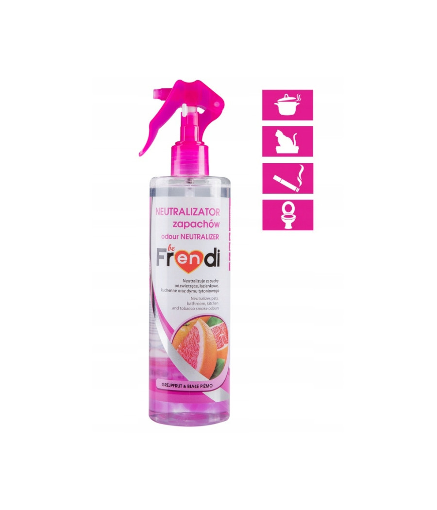 BeFrendi spray Neutralizator GREJPFRUT, BIAŁE PIŻMO 400ml