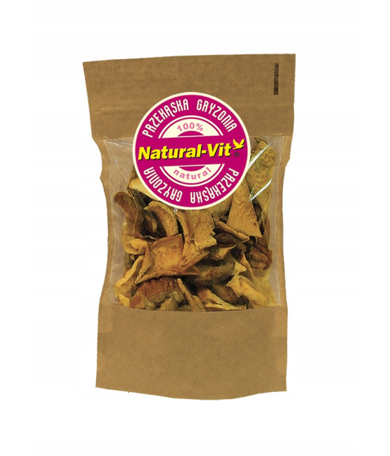 Natural-Vit Przekąska dla Gryzonia Jabłka suszone 50g