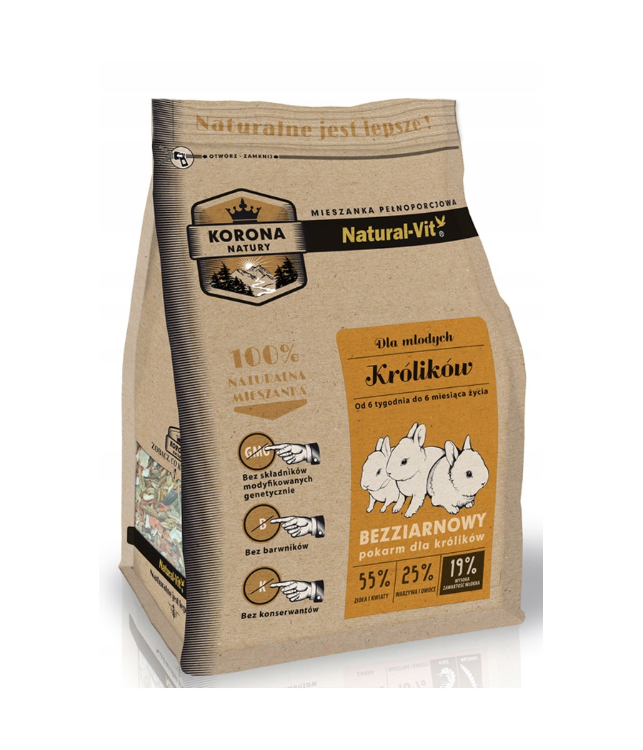Natural-Vit karma mieszanka 0,75 kg królik junior
