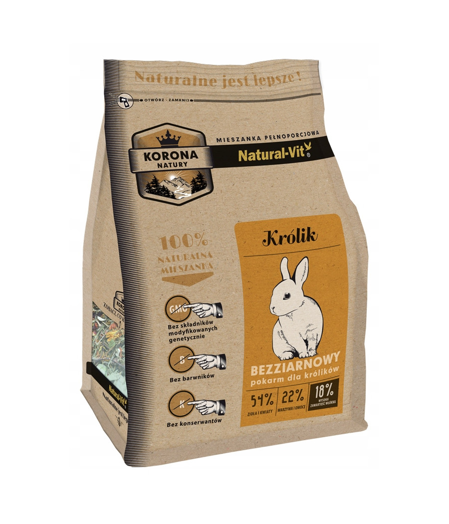 Mieszanka dla królika Korona Natury 750g Mieszanka dla królika Korona Natury 750g
