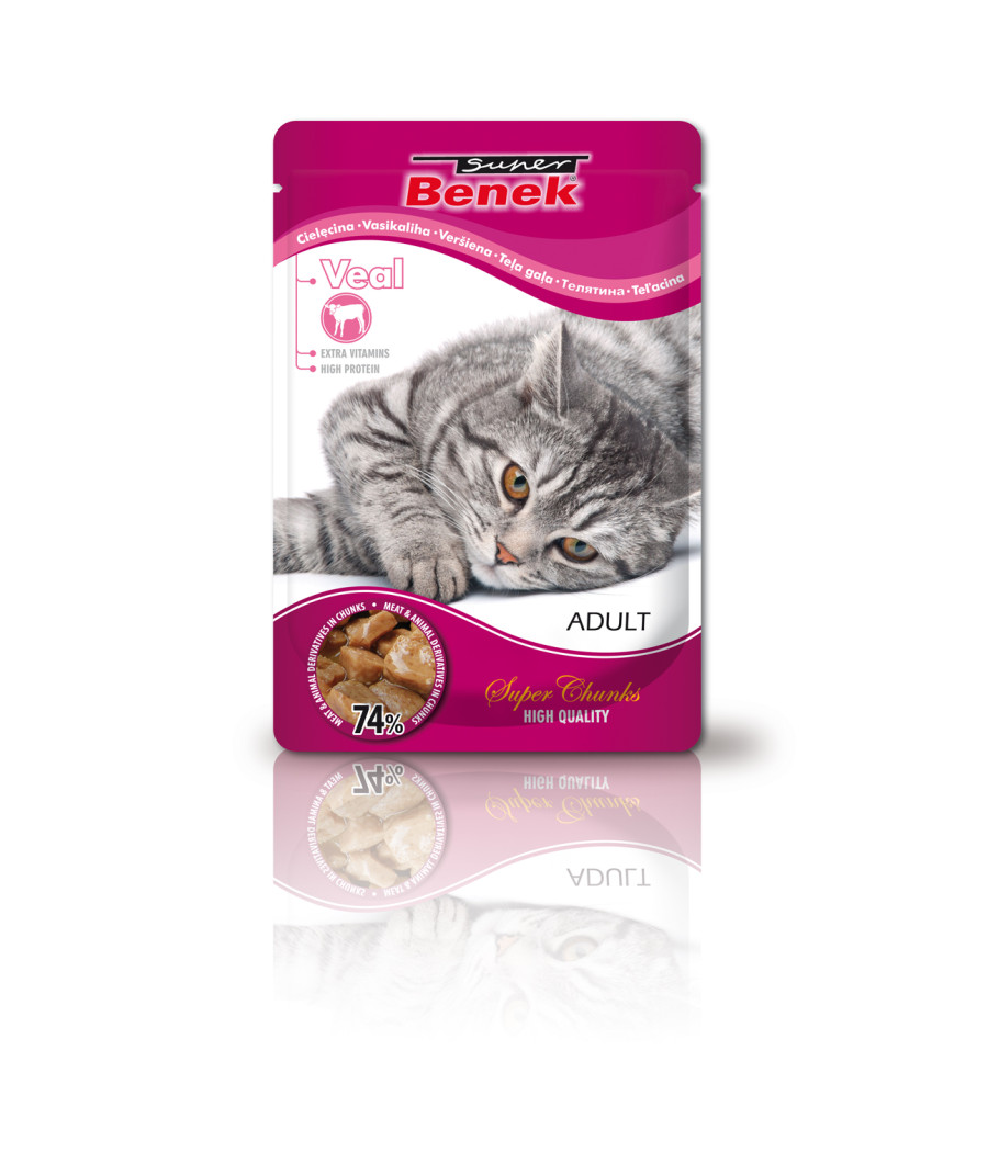 Mokra karma Super Benek cielęcina w sosie 100 g