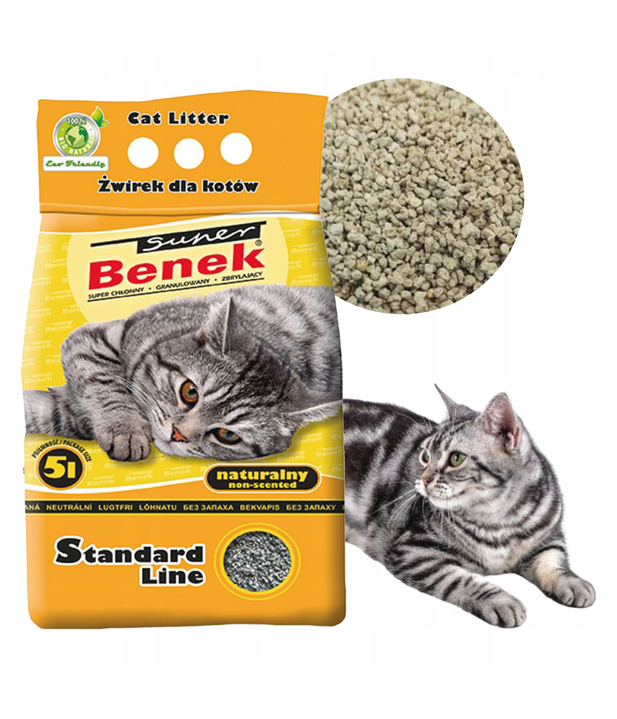Super Benek żwirek bentonitowy 5 l