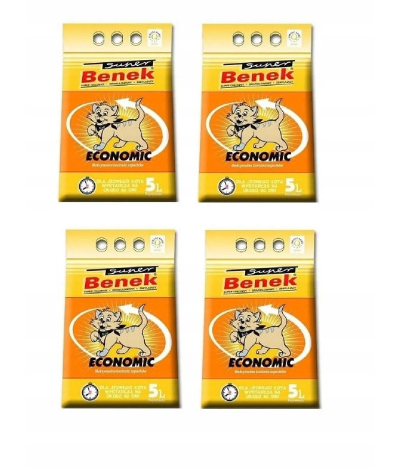 SUPER BENEK ECONOMIC 5L ŻWIREK BENTONITOWY KOTA