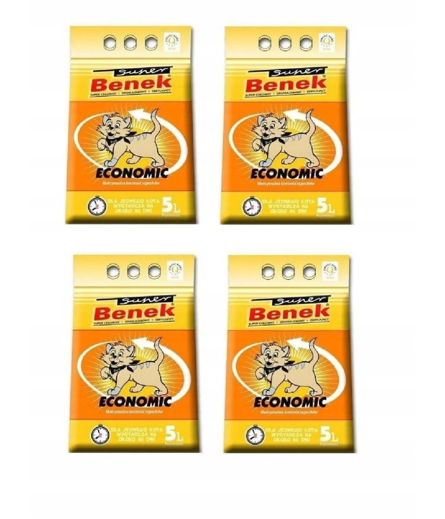 SUPER BENEK ECONOMIC 5L ŻWIREK BENTONITOWY KOTA