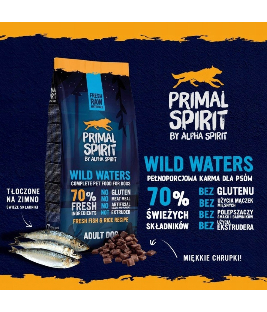 Alpha Spirit Primal Spirit WILD WATERS 70% 12kg