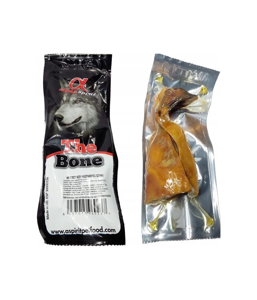 Kęsy hiszpańskiej szynki dla psa Alpha Spirit 200 g