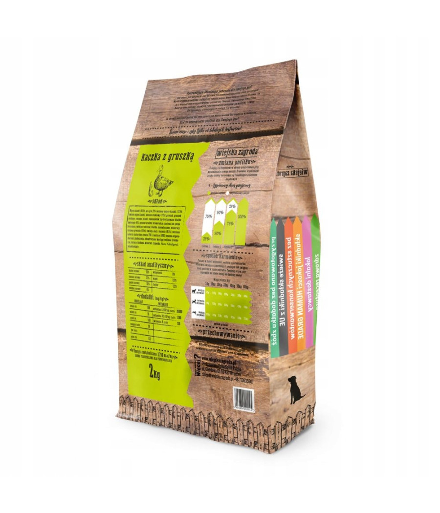 WIEJSKA ZAGRODA KACZKA Z GRUSZKĄ 2KG +