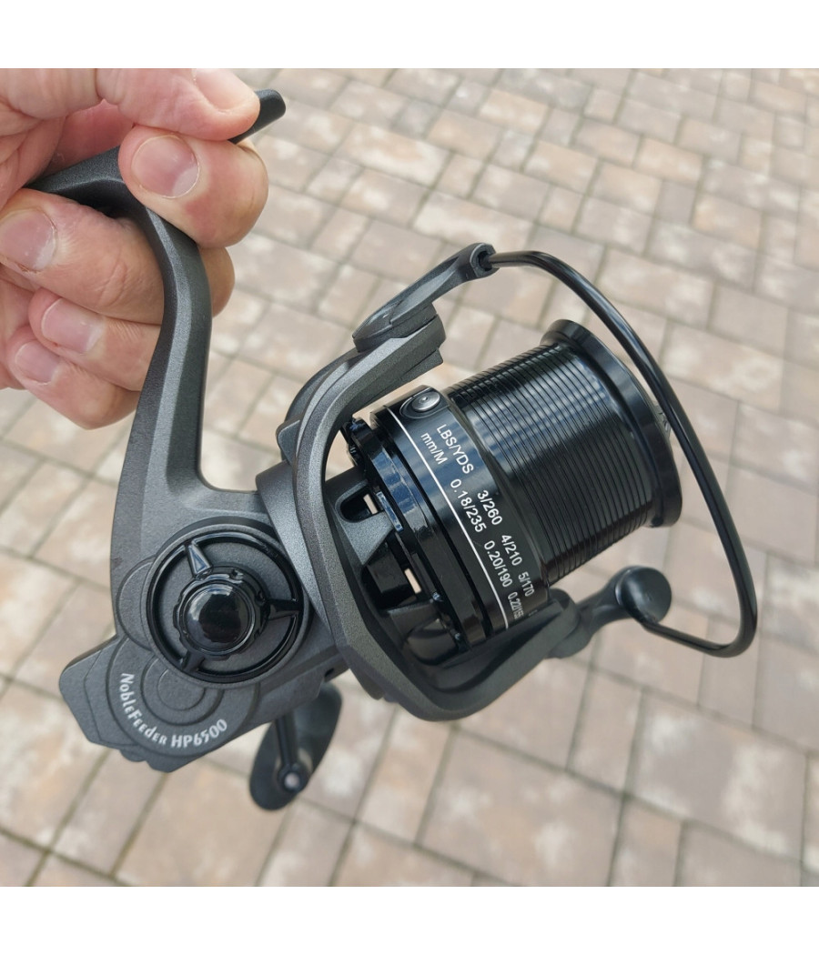 Kołowrotek FL Noble Feeder HP6500 9+1BB Method Feeder 4.7:1 Przedni Hamulec