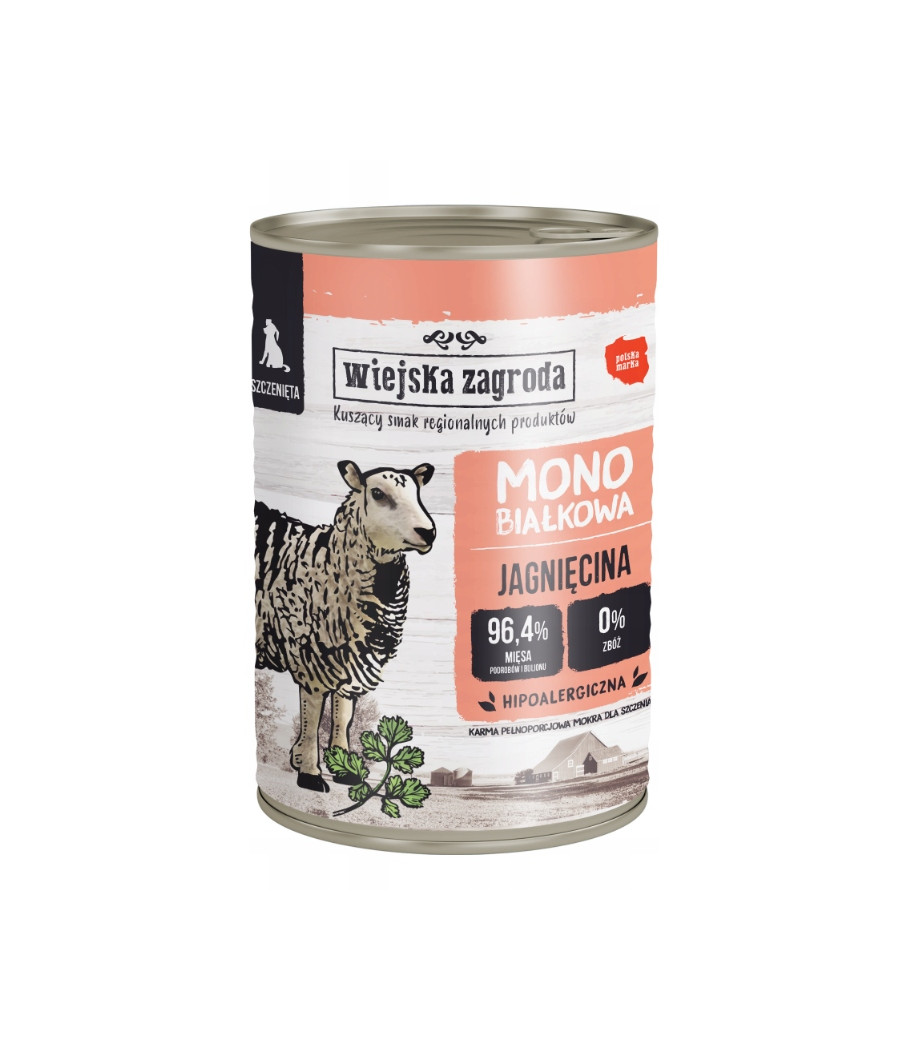 Wiejska Zagroda karma mokra jagnięcina 0,4 kg