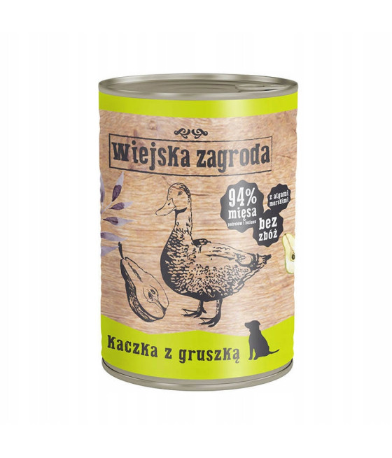 Wiejska Zagroda Kaczka z gruszką 400 gr