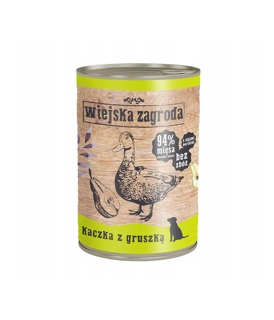 Wiejska Zagroda Kaczka z gruszką 400 gr