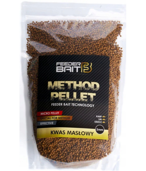 Micro Pellet Feeder Bait 2mm KWAS MASŁOWY