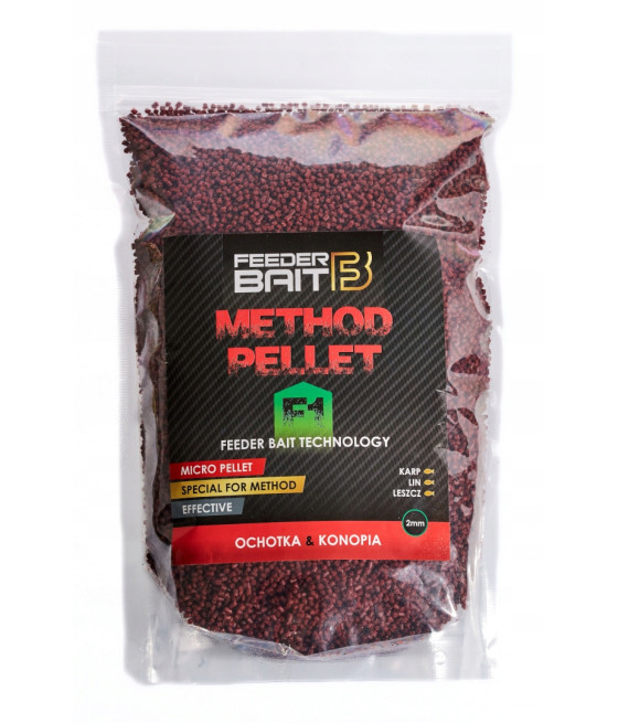 Micro Pellet 2mm FEEDER BAIT F1 OCHOTKA I KONOPIA