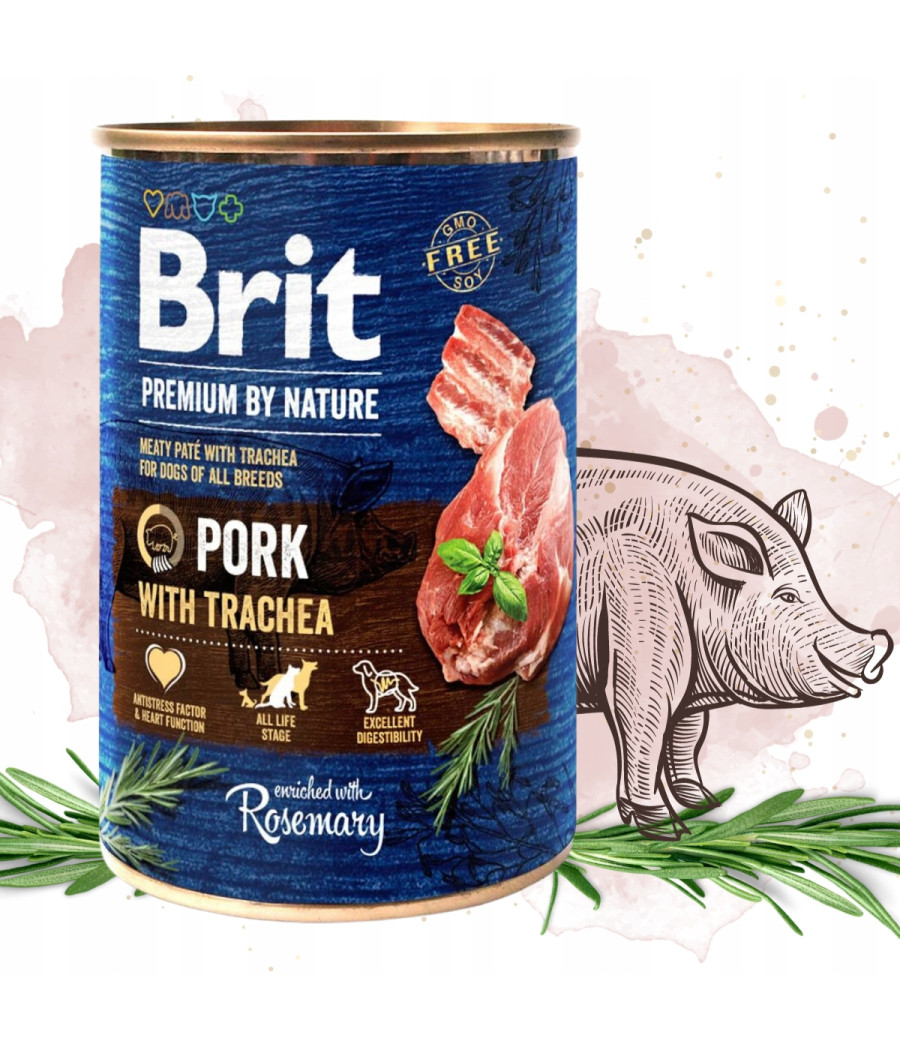 Brit karma mokra wieprzowina 0,4 kg