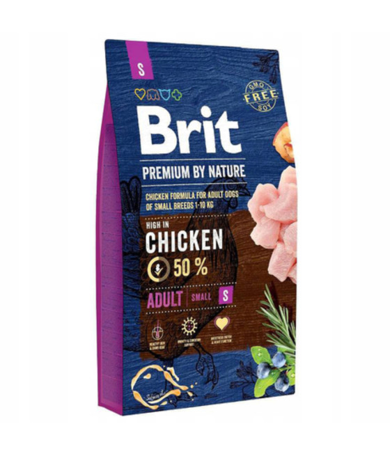 BRIT Premium By Nature Adult Small S Chicken 3 kg