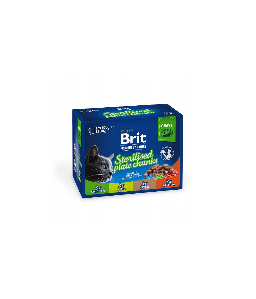 BRIT PREMIUM KOT STERILIZED PLATE 12x100