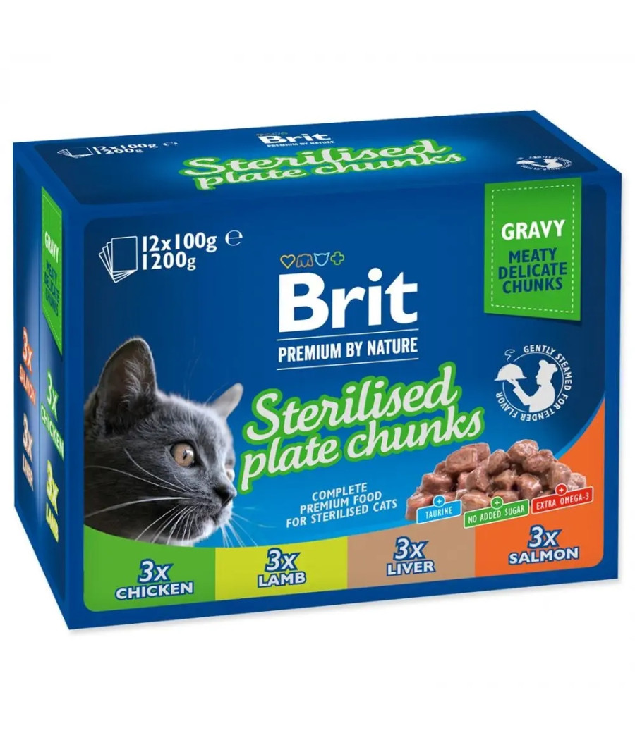 BRIT PREMIUM KOT STERILIZED PLATE 12x100