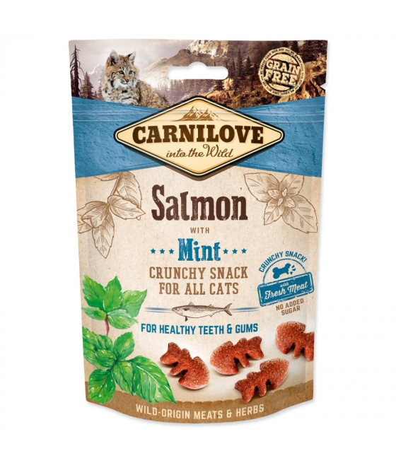Smakołyki Carnilove 50g łosoś mięta
