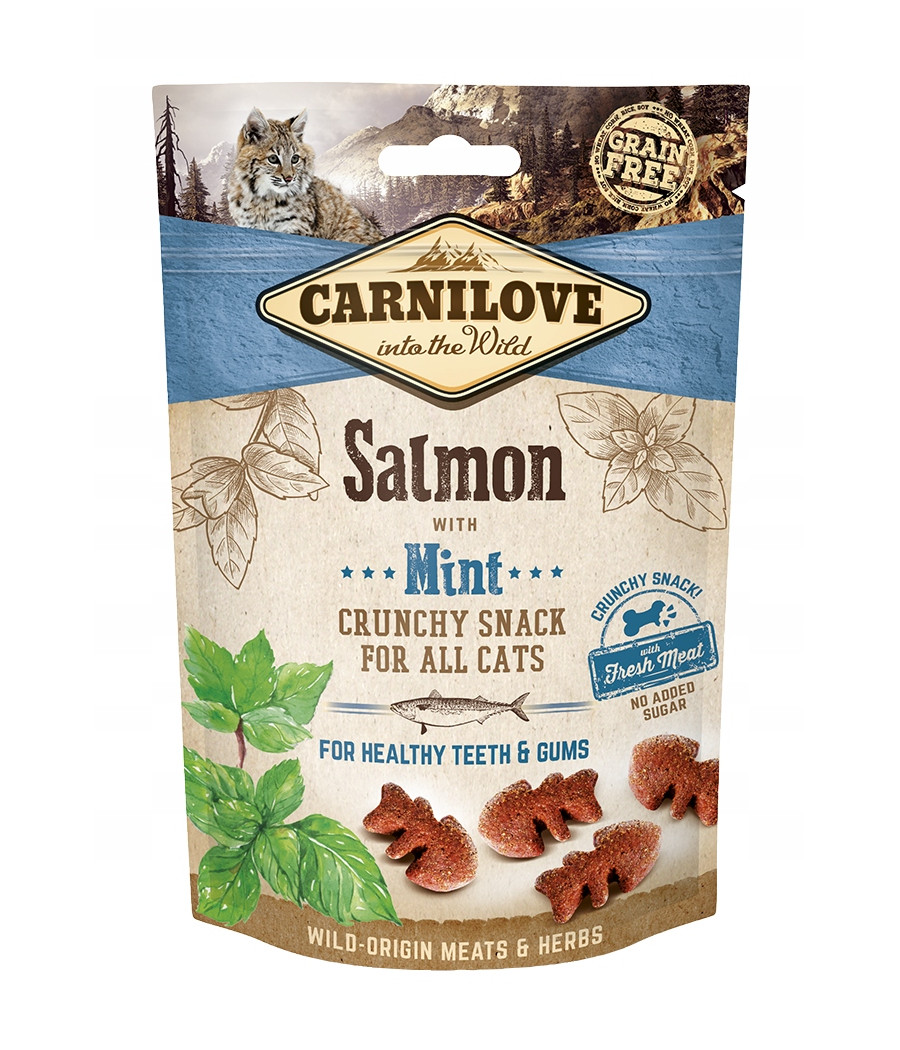Smakołyki Carnilove 50g łosoś mięta