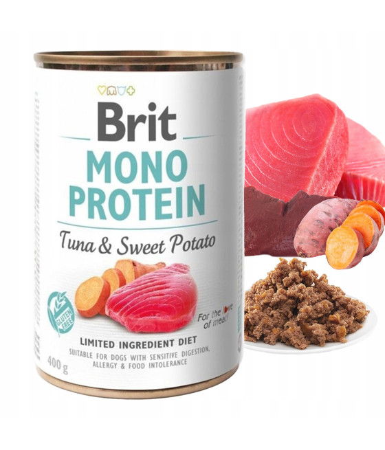 BRIT MONO PROTEIN TUNA SWEET POTATO 400 g