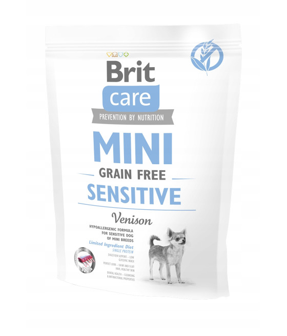 Brit Care MINI Grain Free Sensitive Venison Karma dla Psa Dziczyzna 400g