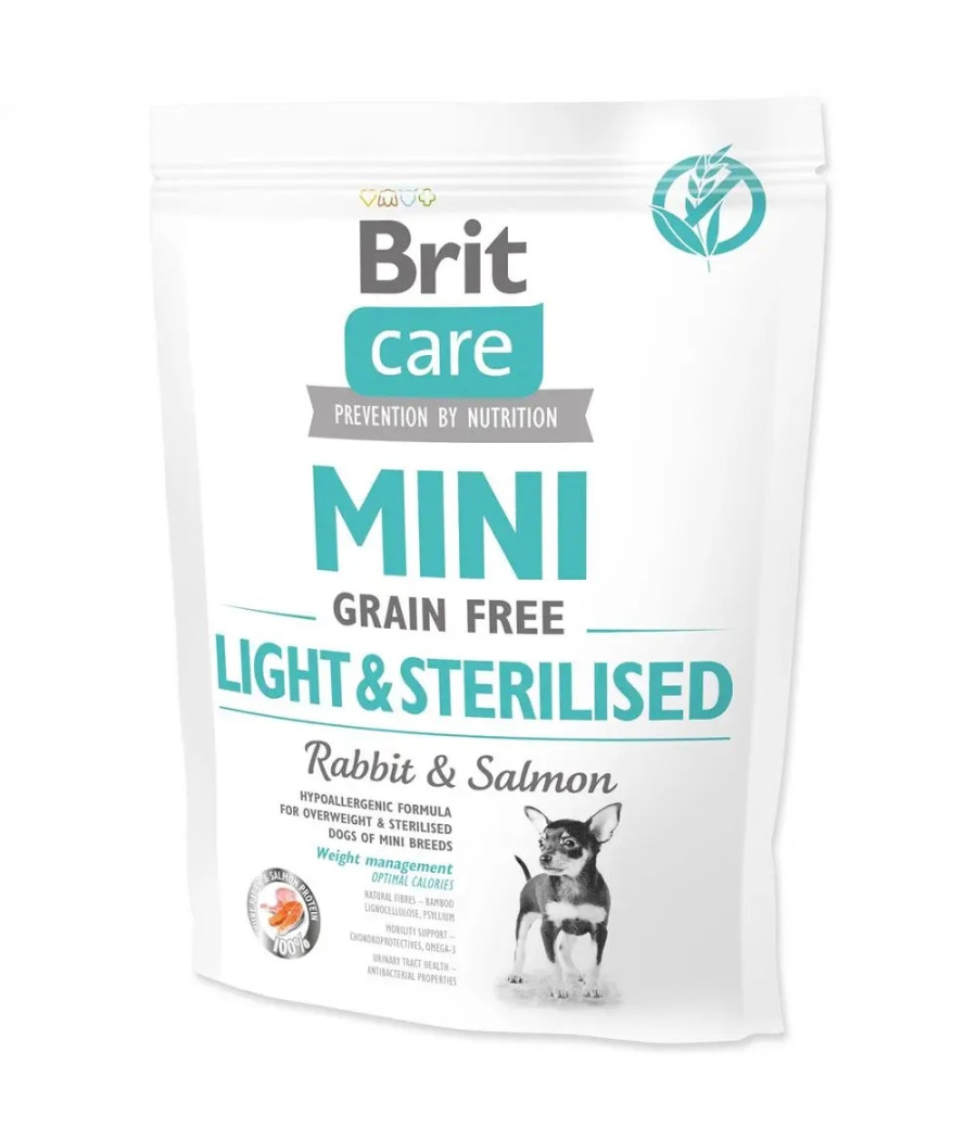BRIT CARE MINI GRAIN FREE LIGHT / STERILISED 400g