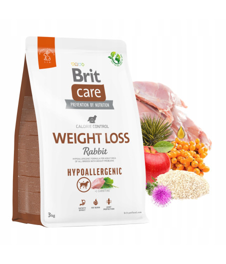 BRIT CARE HYPOALLERGENIC WEIGHT LOSS 3kg