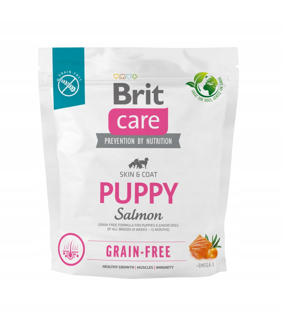 BRIT CARE Dog Grain-free Puppy Salmon 1kg