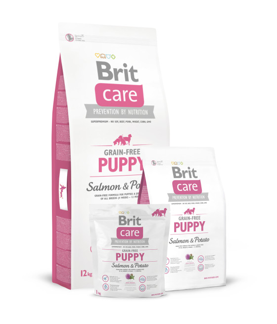 BRIT CARE Dog Grain-free Puppy Salmon 1kg