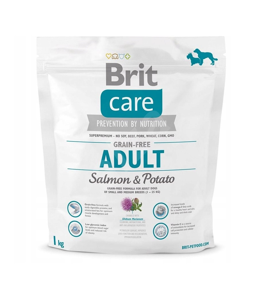 BRIT Care Grain-free Adult karma z łososiem 1kg