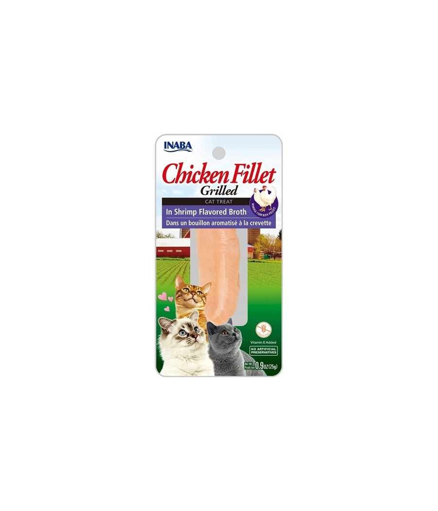 INABA CAT Chicken Fillet in Shrimp Broth 25g kot