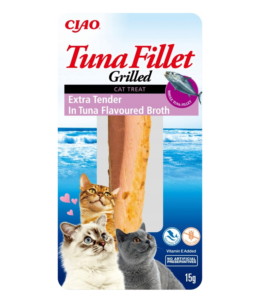 INABA CAT TUNA FILLET Przysmak Filet z Tuńczyka dla Kota 15g