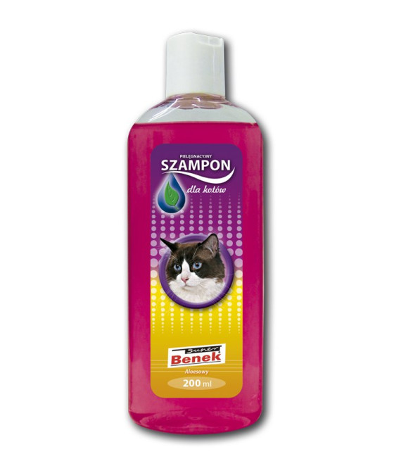 Szampon dla kota SUPER BENEK Aloesowy 200 ml