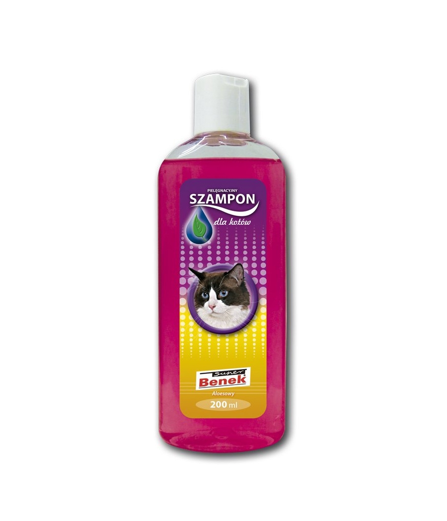 Szampon dla kota SUPER BENEK Aloesowy 200 ml Szampon dla kota SUPER BENEK Aloesowy 200 ml