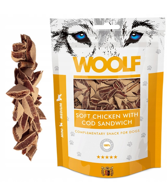 Przysmak z kurczakiem Woolf Soft 100 g