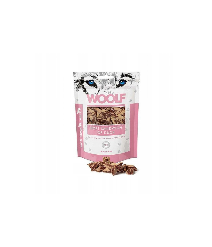 Przysmaki z mięsa kaczki i dorszem Woolf 104-1011 100 g