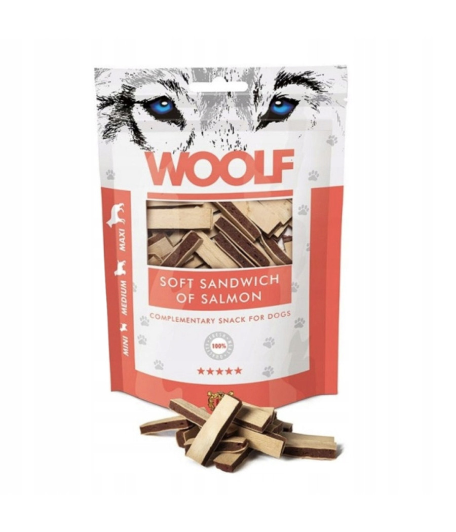 Przysmak dla psa Woolf Soft Sandwich of Salmon łosoś 100 g