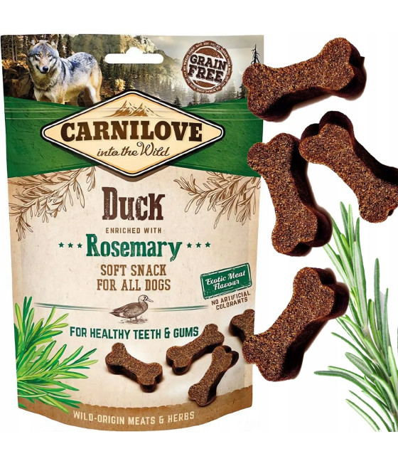 Przysmak dla psa Carnilove kaczka z rozmarynem 200 g